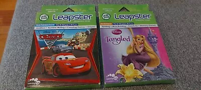 LEAP FROG Leapster Learning Games Disney Pixar Cars 2 And Tangled NEW • $24.99