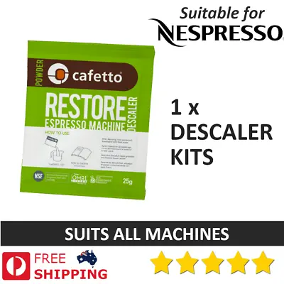 $8.02 • Buy DELONGHI Descale - Coffee Espresso Descaling Descaler - Bio Organic Eco