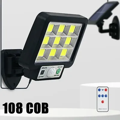 $14.99 • Buy Outdoor Solar Wall Lights LED Motion Sensor Bright Flood Street Lamp 3 Modes