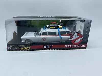 Model Car Cadillac Ghostbusters ECTO-1 Film - Jada Toys - Scale 1:24 • $109.12