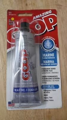 Amazing Goop Clear Marine Adhesive & Sealant 3.7 Oz. Paintable Waterproof • $10.95