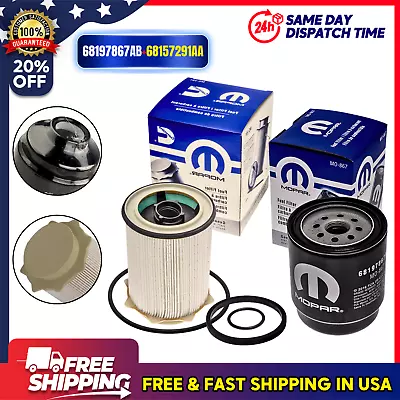 Mopar Fuel Filter Kit For 2013-2018 Dodge Ram 6.7LCummins 2500 3500 4500-Diesel • $36.99