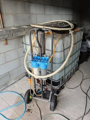 £450 • Buy RO System 4040 On Wheels. 1000l Ibc . Delivery  Pump And Hose. Window Cleaning