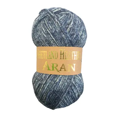 Woolcraft Shetland Heather Aran Soft Knitting Yarn / 25% Wool 100g • £3.29