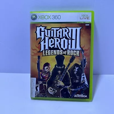 Guitar Hero 3 III: Legends Of Rock (Xbox 360 2007) - Complete CIB W Manual Game • $14.89