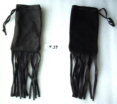 Leather Fringed Bag ( Wind River  ) . Wholesale Lot Of 2- #39 • $20