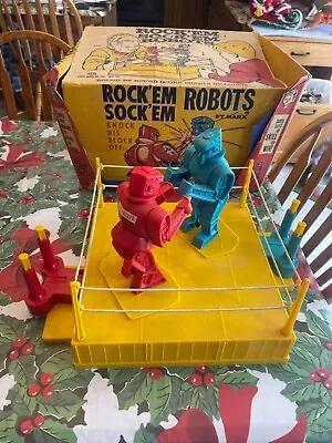 Rare Vtg Rock'em Sock'em Robots Marx 1966 W/box • $300