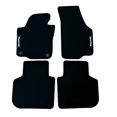 Car Floor Mats Velour For VW Passat SE Waterproof Black Carpet Auto Liners New • $48.84