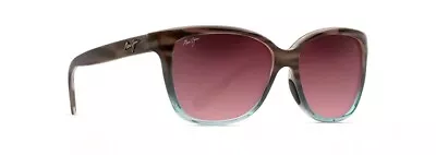 Maui Jim Starfish MJ 744-22B Brown Teal Fade Polarized Sunglasses Maui Rose Lens • $150