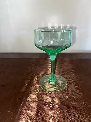 Vintage Green Depression Glass  Champagne Sherbet Stemware • $9.99