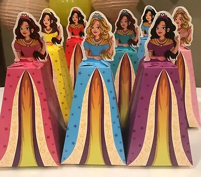 JAYD Products Princess Party Favor Boxes (12 Pack) Birthday Treat Box Doll Box • $12.99