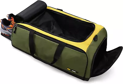 Large Gym Bag For Men With Shoes Compartment Mens Lightweight Sports Travel Duff • $29.88