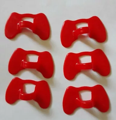 6 Pcs.Pinless Peepers Chicken Blinders Spectacles Color Red • $7.75