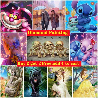 £5.99 • Buy DIY 5D Diamond Painting With Full Colored Drill Kit Art Picture Embroidery Mural