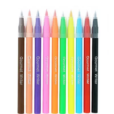 Edible Pigment Pen Food Coloring Pen For Drawing Biscuits Cake Decorating To-wq • £4.72