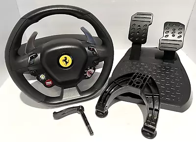 Thrustmaster Ferrari RW Xbox 360 (V.4) Steering Wheel And Pedals Fully Tested! • $59.99