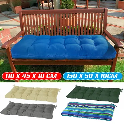 £19.79 • Buy Garden Pation Swing Bench Cushion 2-3 Seater Indoor & Outdoor Furniture Seat Pad