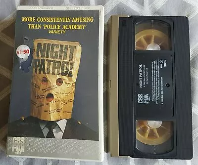 NIGHT PATROL (VHS) LINDA BLAIR + Murray Langston + Andrew Dice Clay + Pat Morita • £9.99