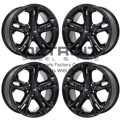 20  Ford Explorer Gloss Black Exchange Wheels Rims Factory Oem 3949 2013-2019 • $625.50