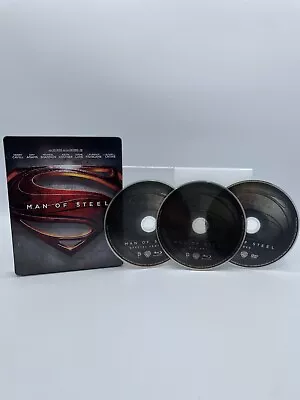 Man Of Steel (Blu-ray Disc SteelBook) + DVD & Special Features Disc • $14.99
