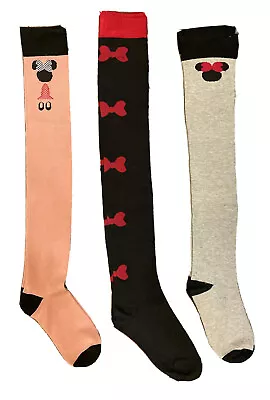 Disney Forever 21 Minnie Muse Collection 3 Pairs Of Knee Socks *never Worn* • $20