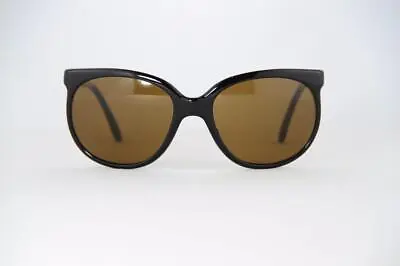 Vintage Vuarnet 002 Black Sunglasses PX2000 Mineral Brown Lens • $149