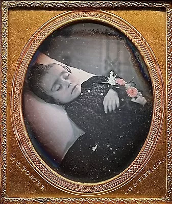 Super Rare 1/6 Plate Daguerreotype - Post Mortem By Famous Daguerreian Ws Porter • $1250