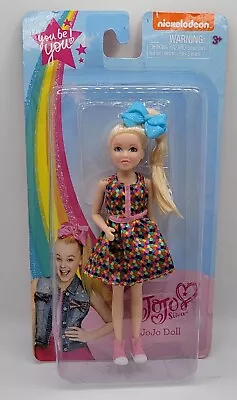 JoJo Siwa 6  Doll With Multicolor Dress And Blue Bow • $22.34