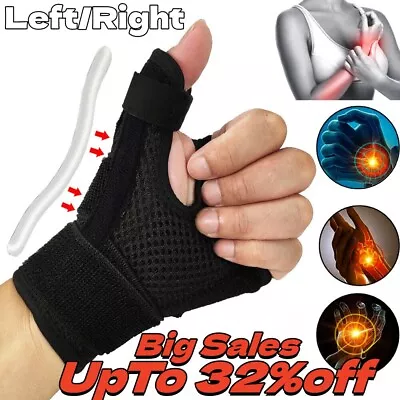 Medical Wrist Thumb Hand Spica Splint Support Brace Stabiliser Arthritis NHS Use • £4.67