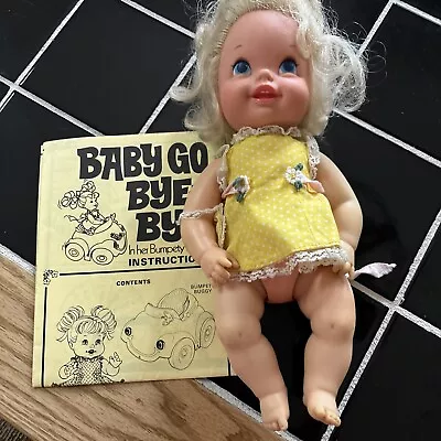 Vintage 1969 Mattel BABY GO BYE BYE Doll • $20