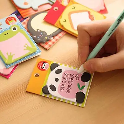 Sticky Notes Korean Style Stationery Cute Happy Zoo SALE Pad Notes I1X9 Hot A9K9 • $1.64