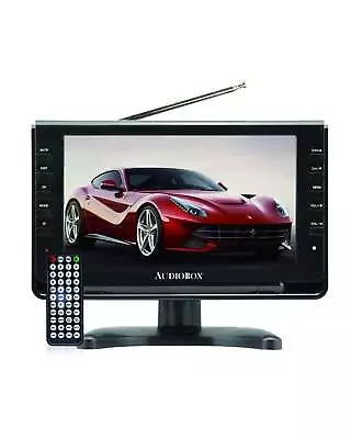 Audiobox TV-009 9  Portable LCD TV USB/SD Inputs Black W/Remote & Antenna Stand • $62.10