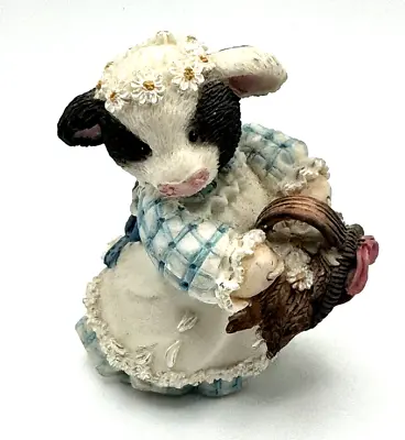 Mary's Moo Moos  FLOUR GIRL  1995 Enesco CUTE Cow Farm Decor Wedding Theme • $7.95