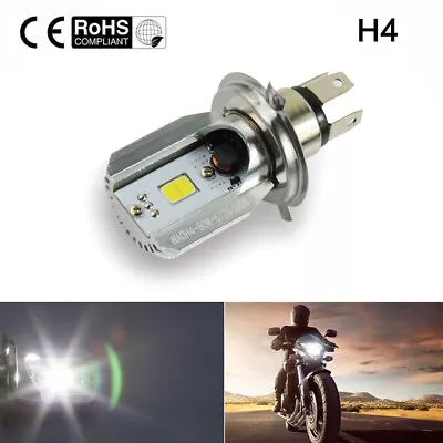 H4 9003 HB2 LED Motorcycle Headlight Bulb HID Hi/Low Beam 6500K High Power EOA • $6.99