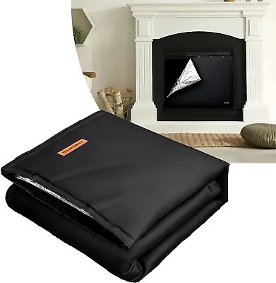 Fireplace Cover Magnetic Blanket DraftCover Stops Overnight Heat Loss 45 X 34 • $71