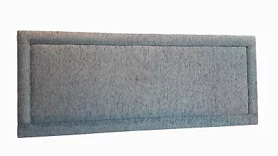 4ft6 Double Size Square Bumper Chenille Fabric Headboard • £43.69