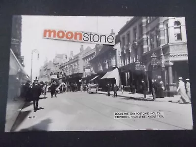 £0.99 • Buy Vintage  Postcard Of High Street, Croydon,surrey. Reprint.  1903