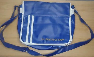 Dunlop Vintage Shoulder Satchel Bag Blue Retro. • £19.75