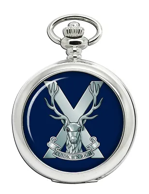 Highland Band Of The Scottish Division British Army Pocket Watch • $81.97