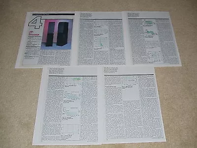 $14.84 • Buy JBL L7 Speaker Review, 5 Pgs, 1992, Full Test, Specs