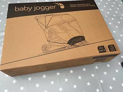 BN Baby Jogger Rain Cover - Double Raincover City Mini 2 & City Mini GT2 Double • £42