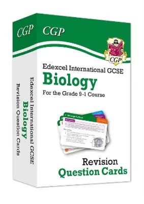 CGP Books Edexcel International GCSE Biology: Revision Question Cards (Hardback) • £11.68