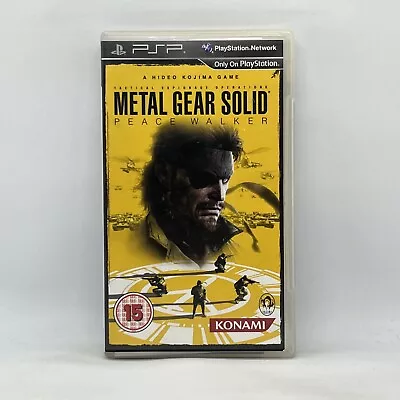 Metal Gear Solid: Peace Walker MGS Sony PlayStation Portable PSP Game Free Post • $74.95