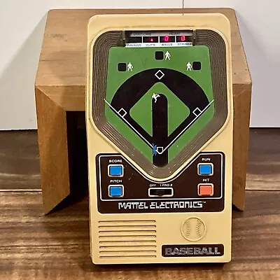 Mattel Electronics Baseball Handheld Electronic Baseball Game Vintage 1978 Works • $24.50