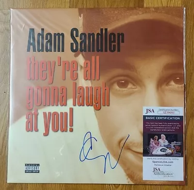 Adam Sandler Signed They're All Gonna Laugh At You! Lp Vinyl Record Rsd +jsa Coa • $849.21