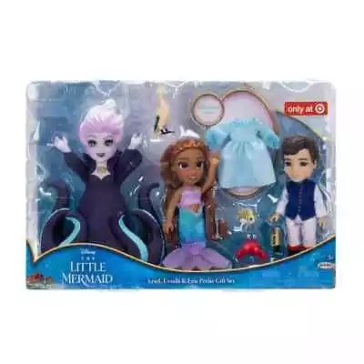 Live Action The Little Mermaid Ariel Ursula & Eric Petite Doll Gift Set 2023 • $111.31