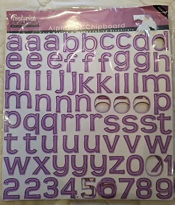 Alphabet Chipboard For Crafting  - 2 Sheets • £1.50