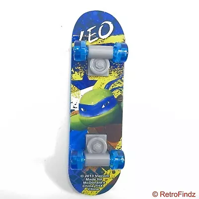 McDonalds TMNT Leonardo Teenage Mutant Ninja Turtles Skateboard 2013 Blue • $9.95