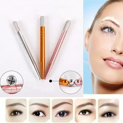 £2.88 • Buy Beauty Makeup Eyebrow Tattoo Pen Body Lip Art Microblading Tool Permanent