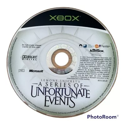 Lemony Snicket's A Series Of Unfortunate Events For Microsoft XBOX - Disc Only • $5